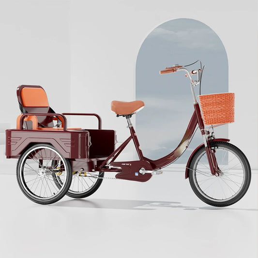 Tricycles for elderly people, pedals, pedals, variable speed bicycles for elderly people, rickshaws for transportation,