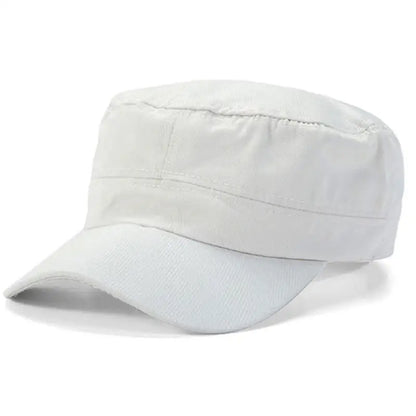 Hat Men's Flat Military Hat Is Simple And Versatile, Middle-Aged Hat Spring And Autumn Duck Tongue Casual Fashion New Style