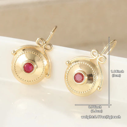 Bridal Earrings, Boho Golden Earrings, Drop Earrings Vintage Earrings