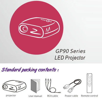 Projector  1280*800 LED Projector for Home Theater Meeting Room