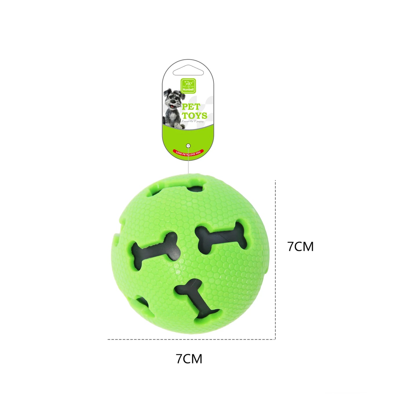 TPR Elastic Toy Ball for Pets Chewable Sound-making Nteractive and Dog Training Dog Interaction To Relieve Boredom Dog Supplies