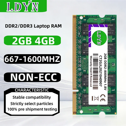 ddr2 4GB 2GB RAM SODIMM Laptop Memory PC2-5300 6400S 800 667Mhz 200pin Notebook ddr2 RAM  memoria ram ddr2  memoria ram ddr3 2GB