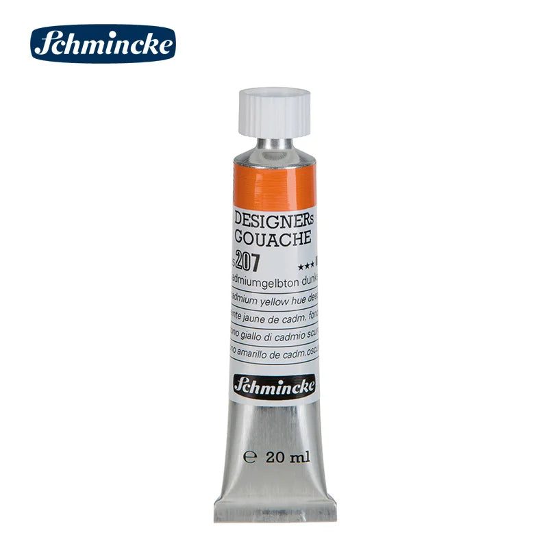 Germany Schmincke Designer Gouache Paint Tube 20ml Opaque Gouache Paint Professional Artist 48 Colors Drawing Art Supplies Cute