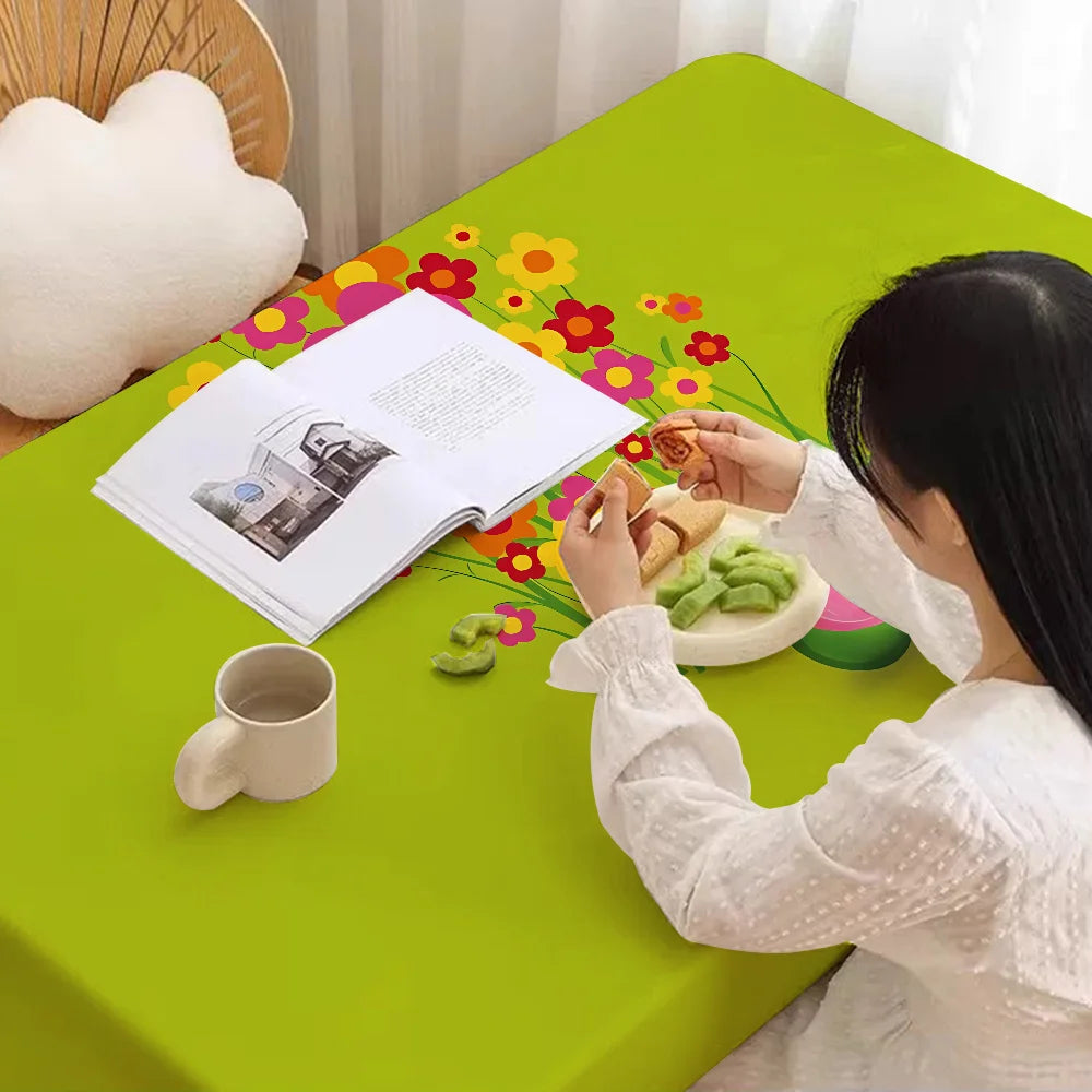 Agatha Ruiz De La Prada Home Tablecloths Dining Decoration And Rectangular Table Accessories Waterproof Cloth Anti-stain