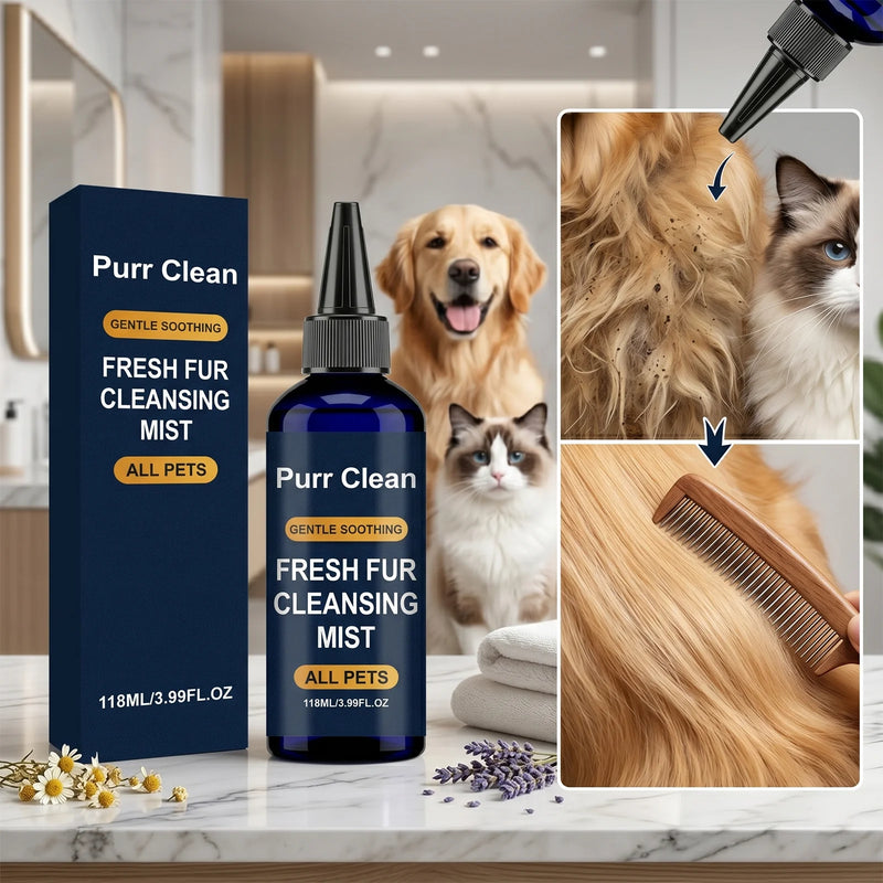 Pet Hair Detangler Dog Cleaning Essence Cat Grooming Mist Shiny Fur Conditioner No Rinse Wash Easy Combing Pet Clean tool