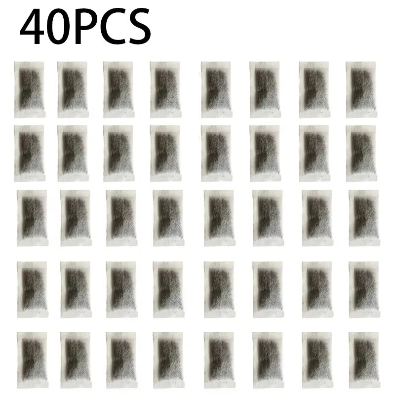 20/40PCS Fish Tank Filter Activated Carbon Bags Premium Aquarium Filter Media Purifies Water Removes Toxins Odors Long Lasting