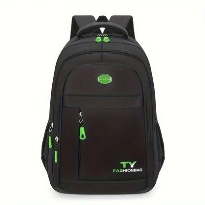1 Pc Men's Backpack, Large Capacity Waterproof Casual Backpack,Adjustable Computer Backpack
