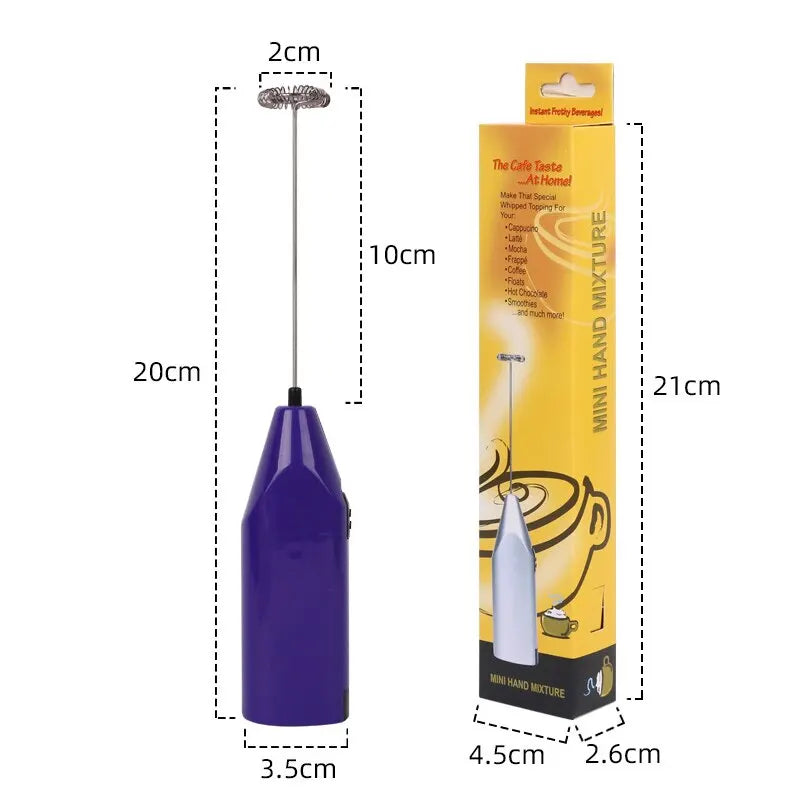 Electric Milk Frother Handheld Egg Beater Foamer Coffee Maker Electric Blender Mixer Mini Portable Blender Kitchen Tools