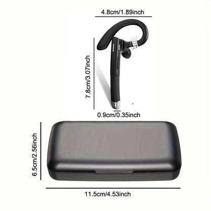 Wireless Earphones 6.1 - Stereo Headphones with Noise Canceling, HD Mic, and Handsfree Calling - Compatible with All Smartphones