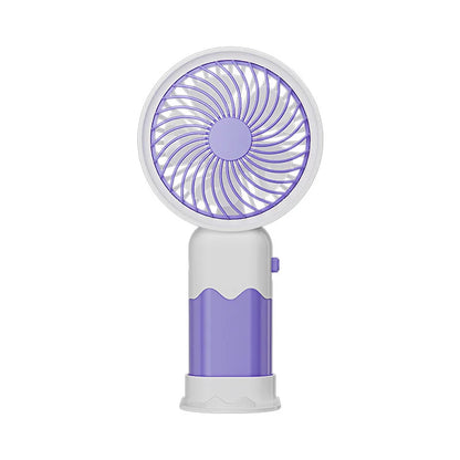 Portable Handheld Fan USB Rechargeable Mini Fan 3 Speed Quiet Personal Desk Fan for Office Outdoor Travel Summer Cooling Fan