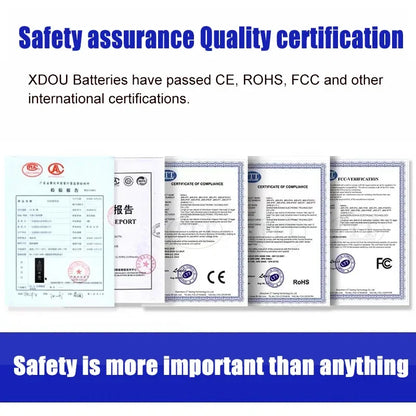 XDOU Band1 Band2 Band3 Band4 Band5 Band6 Band7 Band7Pro Battery For Xiaomi Mi Band 1 2 3 4 5 6 7 & Pro + Kit Tools