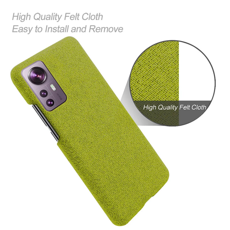 Cloth Case For Xiaomi 12 Pro For Xiaomi 12 Pro Civi Mi 11 10 9 8 Pro Luxury Cloth Texture Case For Mi Max 2 3 Mix 2 2S 3 4 coque