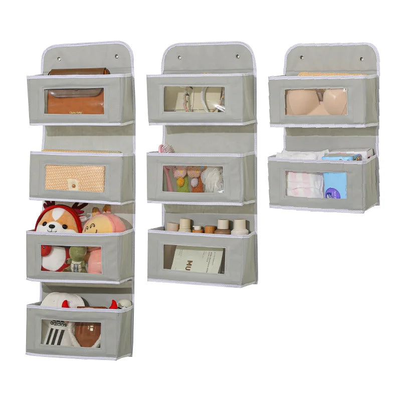 Over-The-Door Hanging Organizer - Extra Large Multi-Layer Storage Bag for Toys Dorm Room Essentials & Closet Organization System