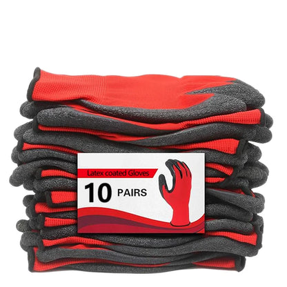 Crinkled Anti-Slip Gloves, Anti-Skid Labor Protection Gloves, Work Gloves. High Grip, Wear-Resistant & Anti-Slip