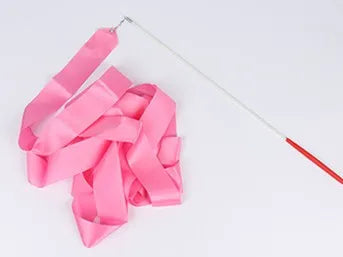 2 Meters 4M 6M Colorful Gym Ribbons Dance Ribbon Rhythmic Art Gymnastics Ballet Streamer Twirling Rod Rainbow Stick Training