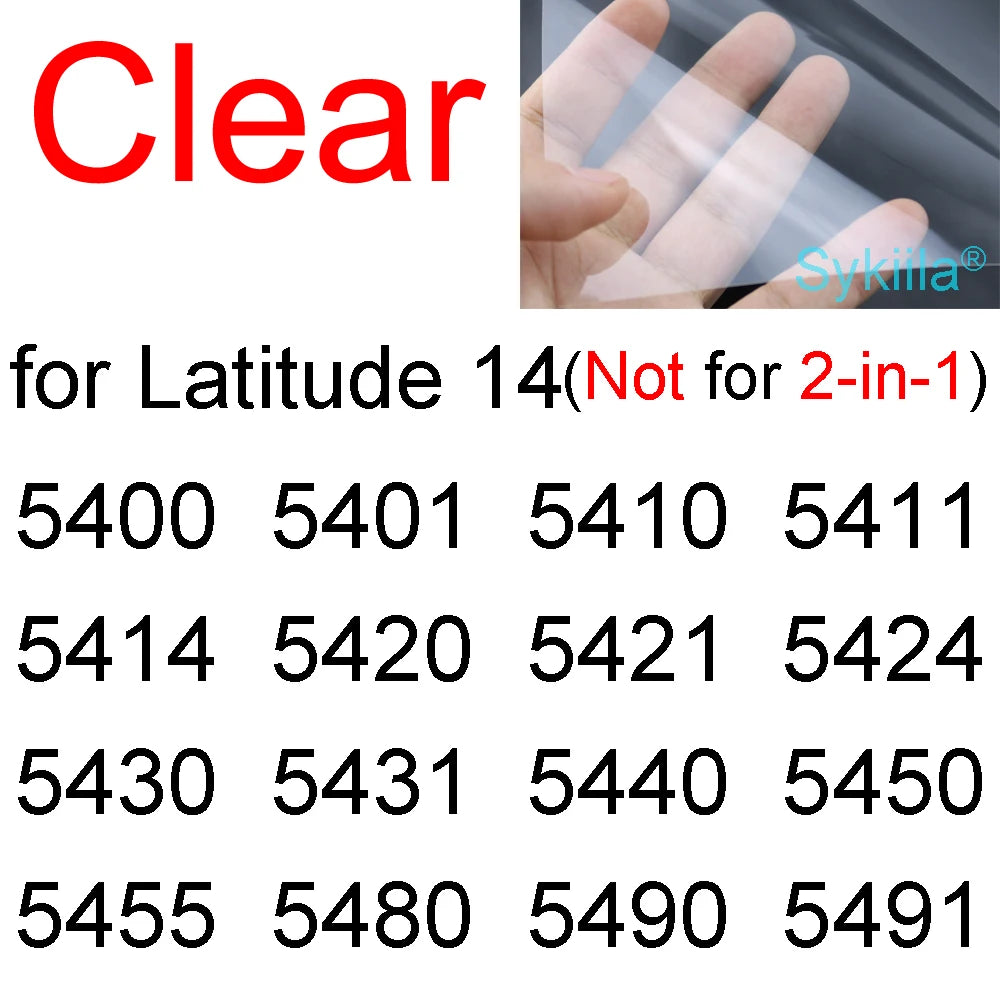 Screen Protector for Dell Latitude 15 3550 3540 3530 5550 5540 5531 5530 5521 5520 5510 15.6 Guard HD Clear Matte Frosted Skin