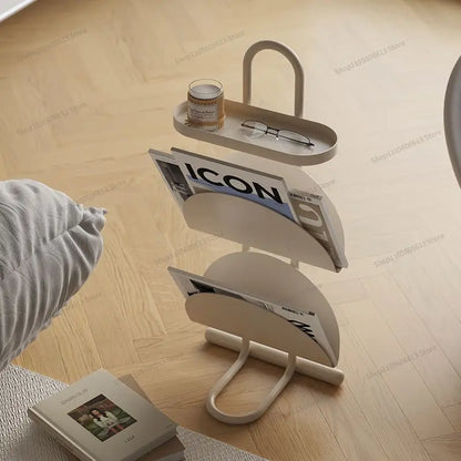 For Sofa Small Side Few Living Room Balcony Magazine Bookshelf Bedroom Bedside Storage Creative Small Table