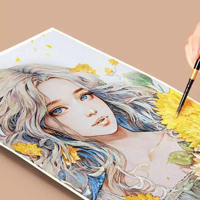 32Color Metallic Paint Palette for Artists|Soft Pearl Tones to Bold Shine Elevate Creations with New Layers of Bright Luminosity