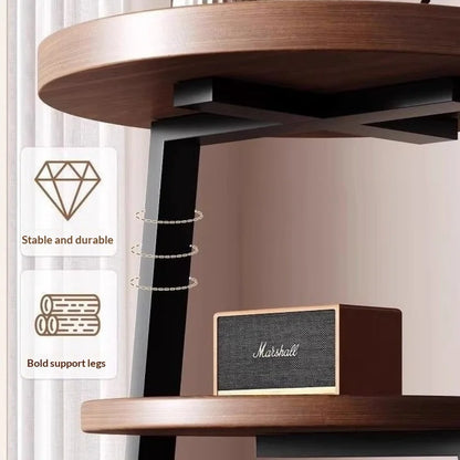 Coffee Table Bedroom Coffee Table Vintage Multi Tier Small Round Side Table Bedside Nightstand Creative Designer Living Room