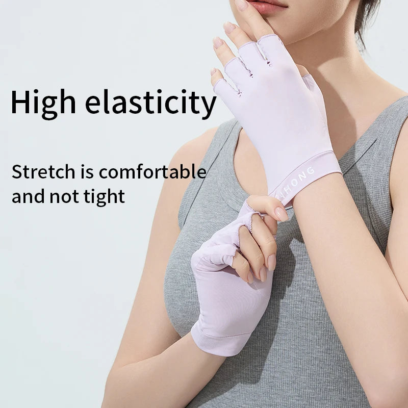 UV Gloves Are Used For Nail Art. These Are Professional UPF50+ UV Protective Gloves, Suitable For Nail Art. Five-Finger Gloves