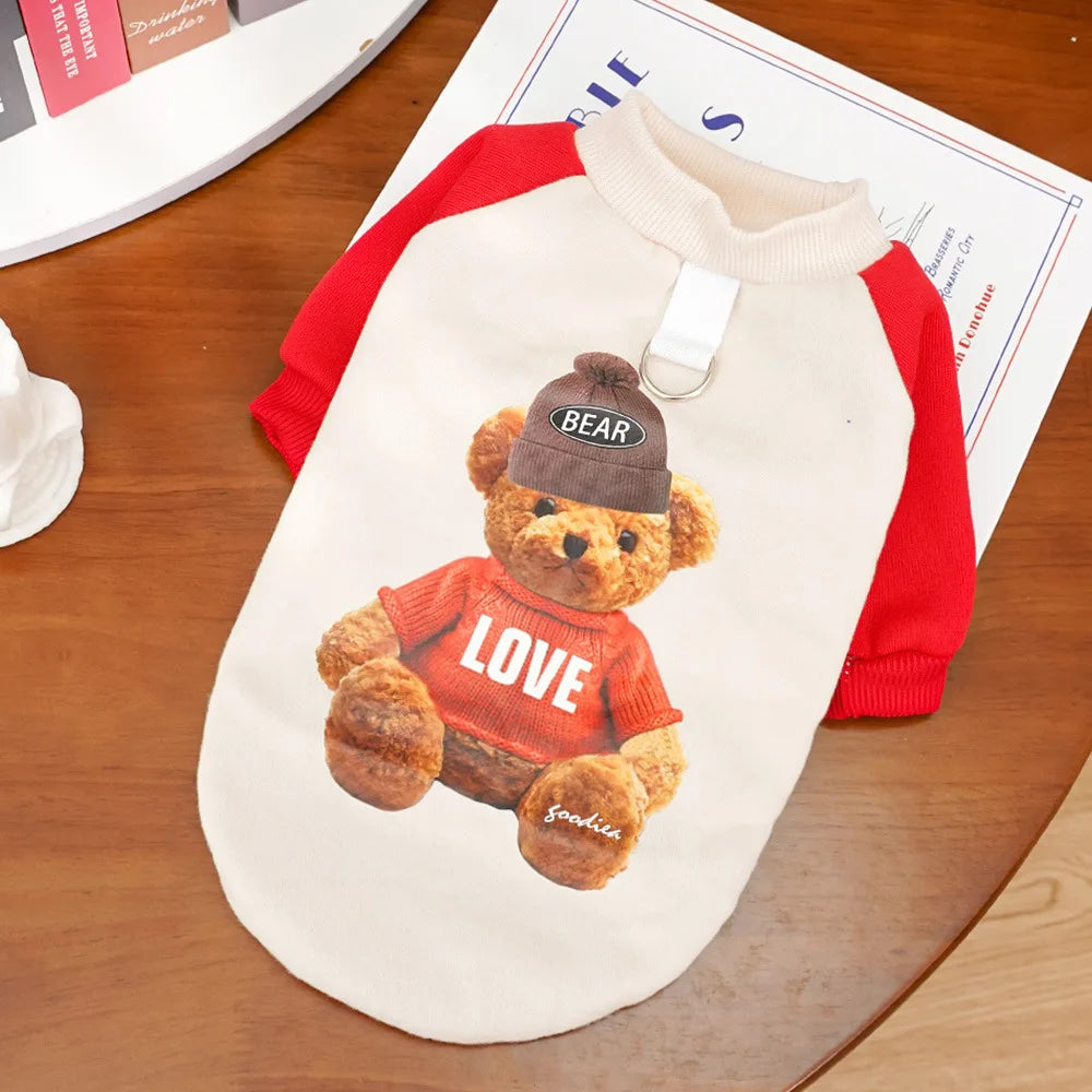 Dog Clothes with Fleece Sweatshirts, Cat Warm Thickened Cat Clothes, Universal Pet Clothing and Supplies Dog Clothes