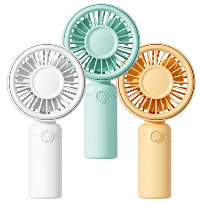 Portable Fan 3 Speed Adjustable Quiet USB Rechargeable Personal Hand Held Fan for Indoor Outdoor Home Office School Travel