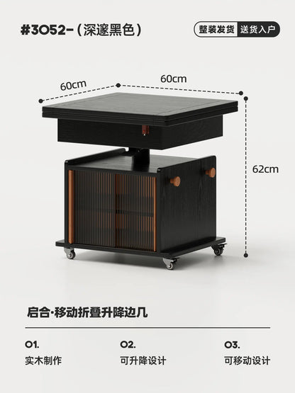 Mobile Small 60cm Coffee Table Home Living Room Luxury Folding Lounge Center Side Table Carts Mesa De Centro Nordic Furniture