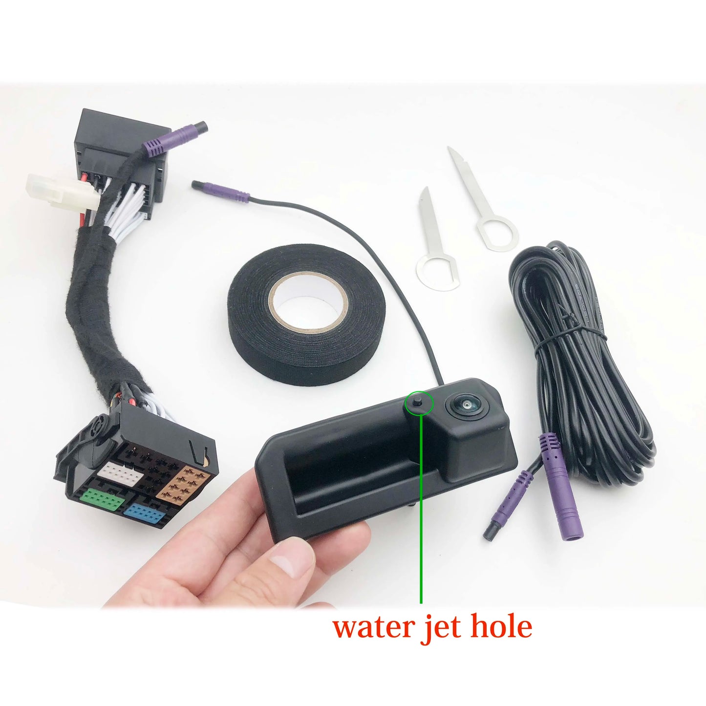 Vkauto For skoda Karoq 2017~2024 Canbus Dynamic Trajectory Camera Rear View Camera Work With MIB2 Unit