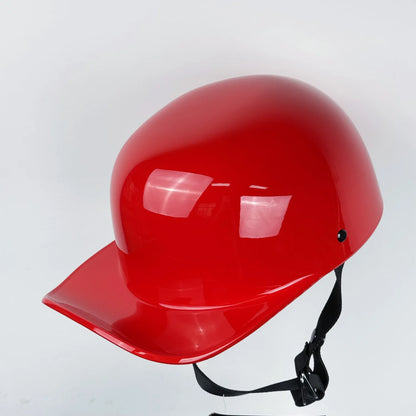 Motorcycle Half Helmet Beanie Retro Open Face Helmet Skull Cap DOT Certified Lightest Low Profile Street ATV Moped Helmet