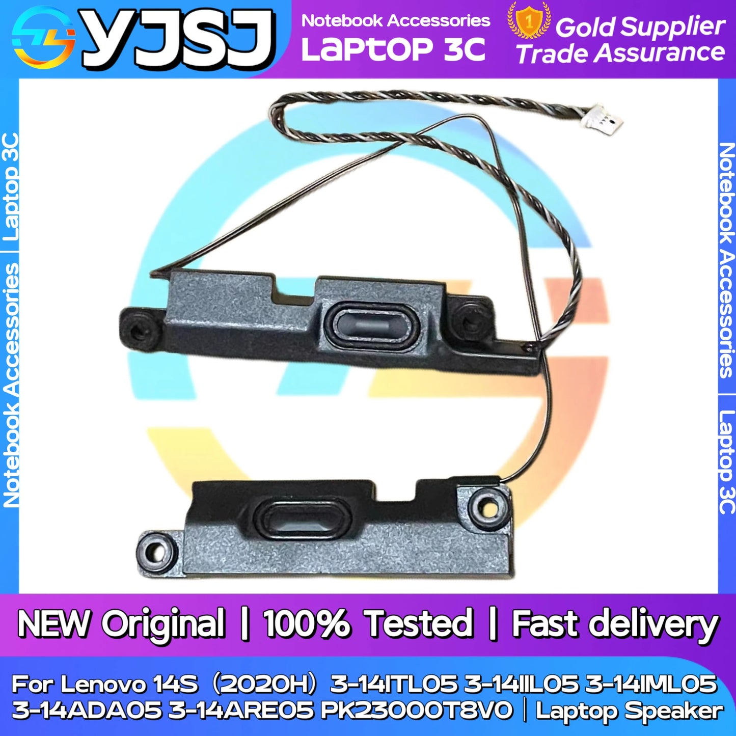 New Original Laptop Speaker For Lenovo 3-14ITL05 3-14IIL05 3-14IML05 3-14ADA05 3-14ARE05 PK23000T8V0 built-in speaker horn audio