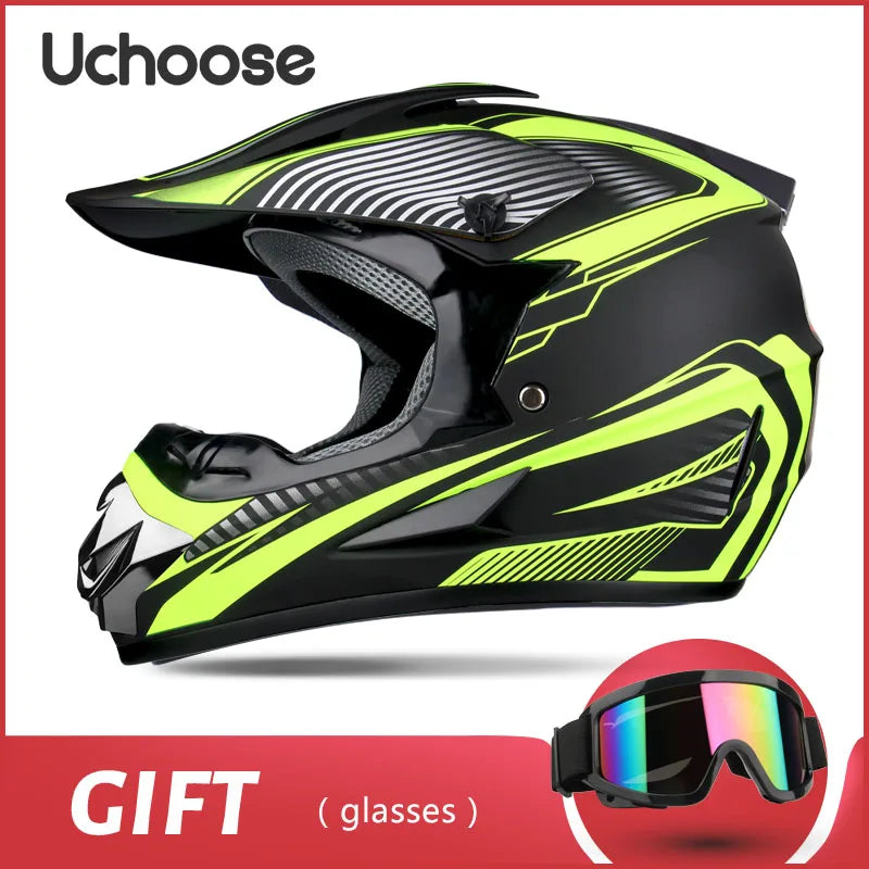 Full face motorcycle helmet for mountain bike  off-road  classic, MTB, racing, motocross, downhill, downhill