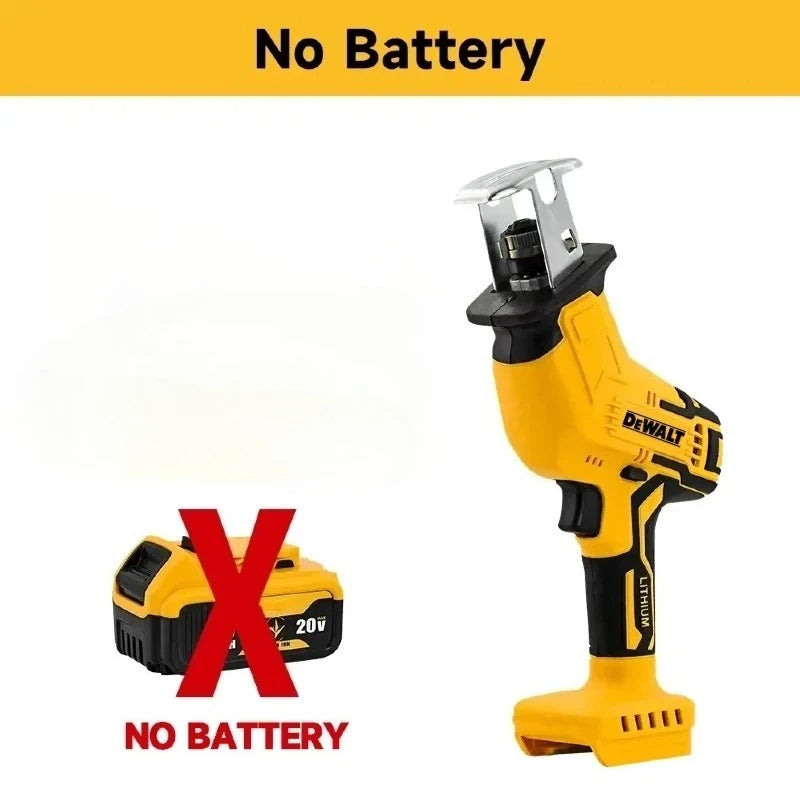 Dewalt 2800RPM Brushless Electric Reciprocating Saw, Multifunctional Metal Wood Pipe Cutting Saw Power ToolFor Dewalt battery.
