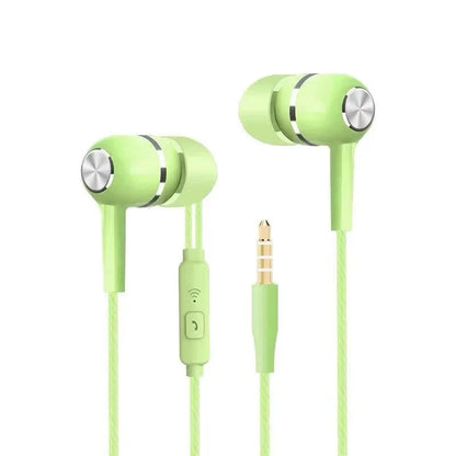 Noise Reduction Earphone Design Running Fitness Earphone Fit Sport Earbuds Headphones For Smartphone PC Laptop Compact Design