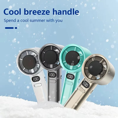 Portable Handheld Fan, Strong Wind,Speed(1-120) Adjustable  USB Personal Fan for Travel Outdoor Camping Beach Makeup