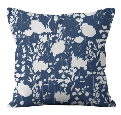 Modern Fashion Nordic Sofa Simple Cushion Cover Living Room Decoration Pillow Cover Navy Blue Geometric Pillow Cover