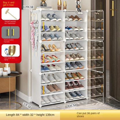 Modern Home Hallway Furniture Shoe Rack Cabinet For Living Room Storage Organizer Shelf Shoes Women's Sandals Cupboard Shoerack