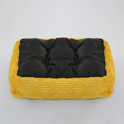 Pet Cat Dog Bed Cozy Square Plush Kennel Puppy Sofa Bed Small Large Dog Sleep Pad Portable Pet Bed Nest Pet Supplies Accessories
