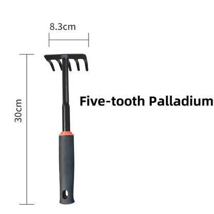 Gardening Shovel, Gardening Vegetable Planting Tools, Rake, Hoe, Trowel, Small Tool Set of 4, Gardening Gifts for Women and Men