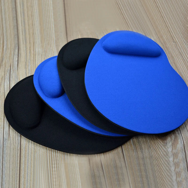 Mouse Pad with Wrist Support, Comfortable Mousepad with Smooth Wrist Rest Surface and Non-Slip PU Base for PC Laptop Office Home