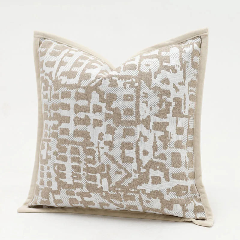 High End Luxury Geometric Jacquard Cushion Cover Modern Premium Pillow Covers Decorative 45x45/50x50cm Home Decor Designer