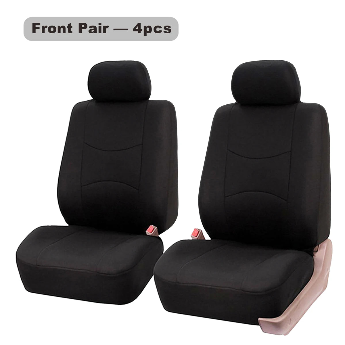 Four Seasons Fashion Universal 9 pcs Car Seat Cover Polyester Fabric Car Seat Cover
