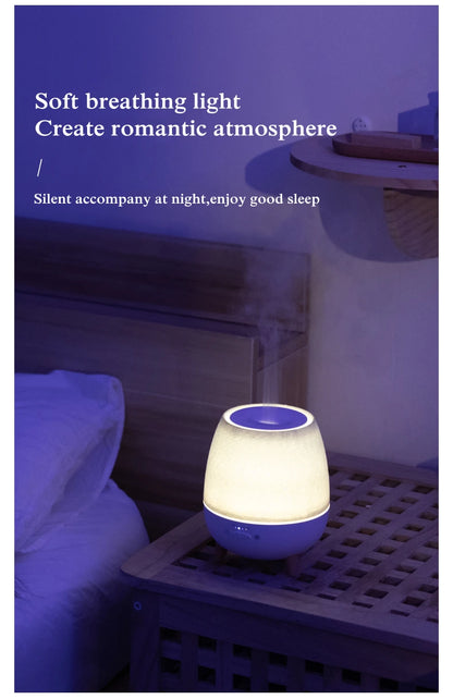 Electric Aroma Air Diffuser 300ml Aromatherapy Essential Oil Diffuser Remote Control Ultrasonic Mist Humidifier with Night Light