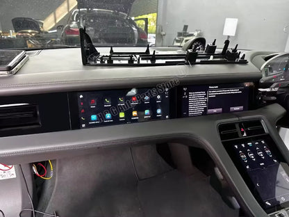 Android 13.0 GPS Navigation Carplay For Porsche Taycan 2019-2025 Car Radio Passenger Co-pilot Screen Multimedia Player Head Unit