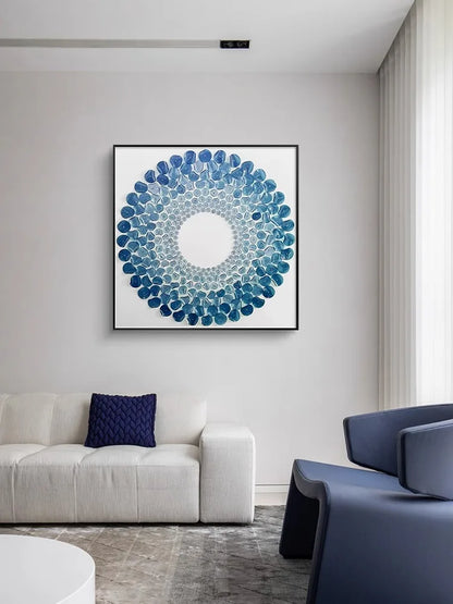 Modern three-dimensional decorative painting acrylic abstract painting interior art installation painting