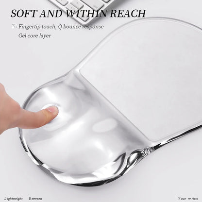 Relieve Wrist Pain Gel Mouse pad，Ergonomic Mouse Pad Wrist Support, Comfortable Mouse Pad Wrist Rest, office， Laptop, computer,