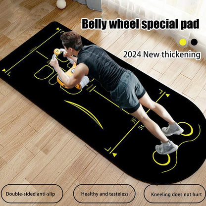 New【Yoga Mat Non Slip Shock Absorber Thick Kneeling Mat Kneeling Pads Reusable Gym Mat For Home Pilates Floor Workouts】