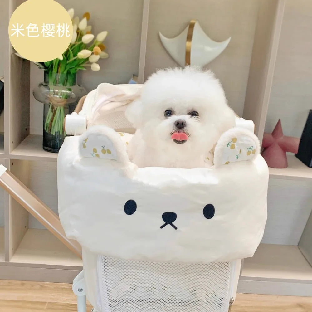 Cat and Dog Strollers Edge Pads Removable and Washable Seat Pads Anti-dirt Padding for Pet Stroller Pet Products Accessories
