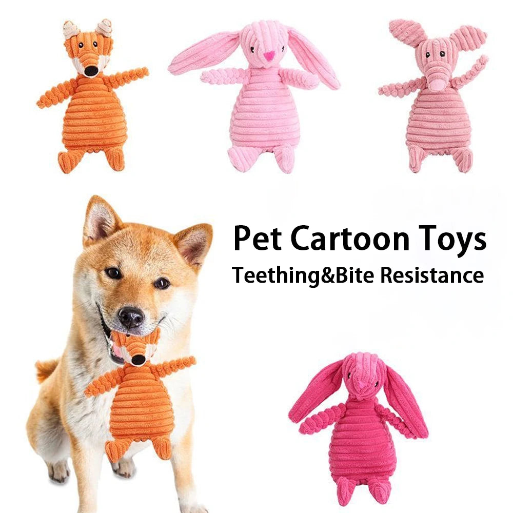 Dog Cat Companion Toys Durable Plush Speak Out Relieve Boredom Doll Fox Doll Comfort Companionship Cat Pet Supplies