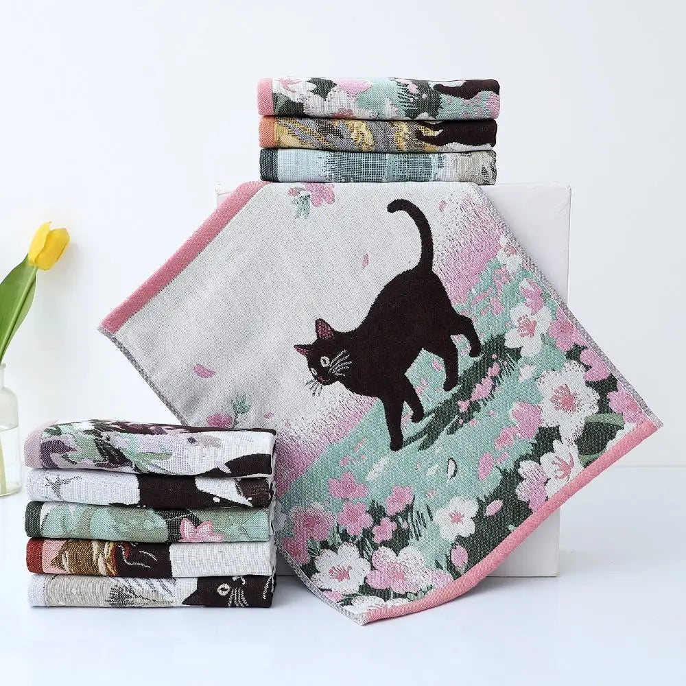 New 34x40cm Large Hand Towel Quick Dry Decorative Kitchen Towel 4 Layer Cotton Gauze Tea Towel Home Restaurant