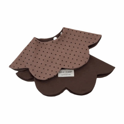 Comfortable Cartoon Baby Feeding Bib Cotton Two-sided Usable Cute Saliva Towel Washable Skin-friendly Teething Bib Newborn Care